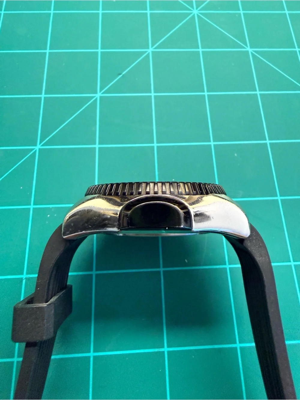 Citizen Black Dive Watch—some wear and scratches